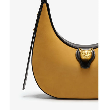 BAFELLI 2025 nouveau sac à main pour femmes série chat en cuir véritable marque de luxe mode rétro STYLE épaule HOBOS sacs à rabat femme