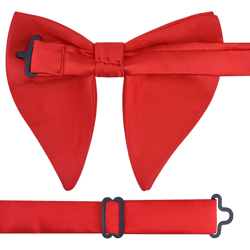 GUSLESON mode rose Champagne bleu solide noeud papillon pour hommes classique grand noeud papillon pour fête de mariage nœud papillon adulte hommes cravate