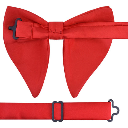 GUSLESON mode rose Champagne bleu solide noeud papillon pour hommes classique grand noeud papillon pour fête de mariage nœud papillon adulte hommes cravate