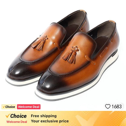 Baskets en cuir véritable naturel pour hommes, chaussures plates à lacets, élégantes, décontractées, qualité supérieure, luxe, mode automne, 03/fête, 2024