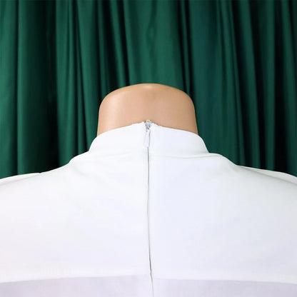 FairyShely-Robe drapée à manches courtes pour femmes, robe de soirée sexy, grande taille, monochromatique, grandes robes à volants pour dames, robe curvy serrée, 2025