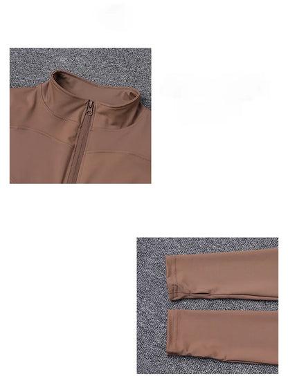 Veste de Sport pour femmes, chemise à manches longues, manteau d'entraînement, vêtements d'entraînement, de Yoga