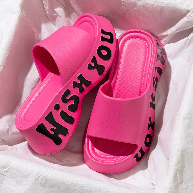 Optique-Pantoufles nuage astronomique pour femmes, sandales d'été à l'offre elles compensées imprimées, chaussures de plage coordonnantes à semelle souple, mode 2025