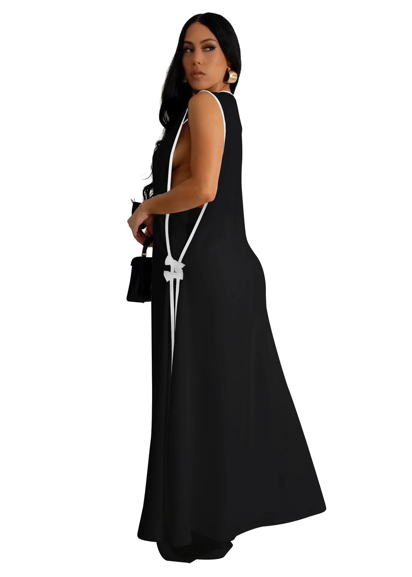 Ensemble de survêtement assressentipour femme, pantalon à glaçure épissée, pantalon à jambe large, longueur de rinçage, élégant, travail de rue, 2 pièces