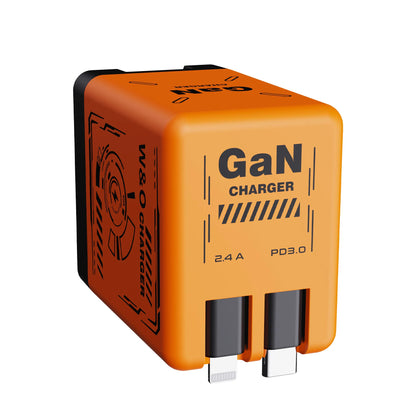 W&O GaN Câble de charge rapide 20 W Type C et câble en silicone liquide Lightning pour iPhone 14 15 Pro Max Xiaomi Realme Redmi ﻿