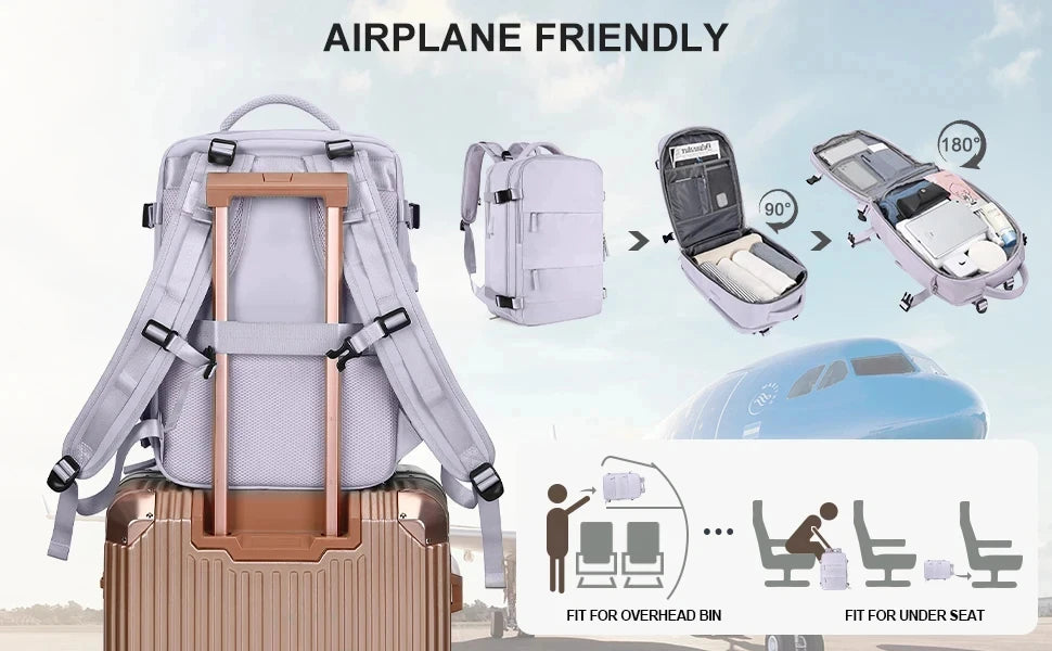 Buylor sac à dos de voyage 40x20x25 ryanair sac de cabine étanche EasyJet sac à dos à main 14 pouces sac à dos pour ordinateur portable bagage à main