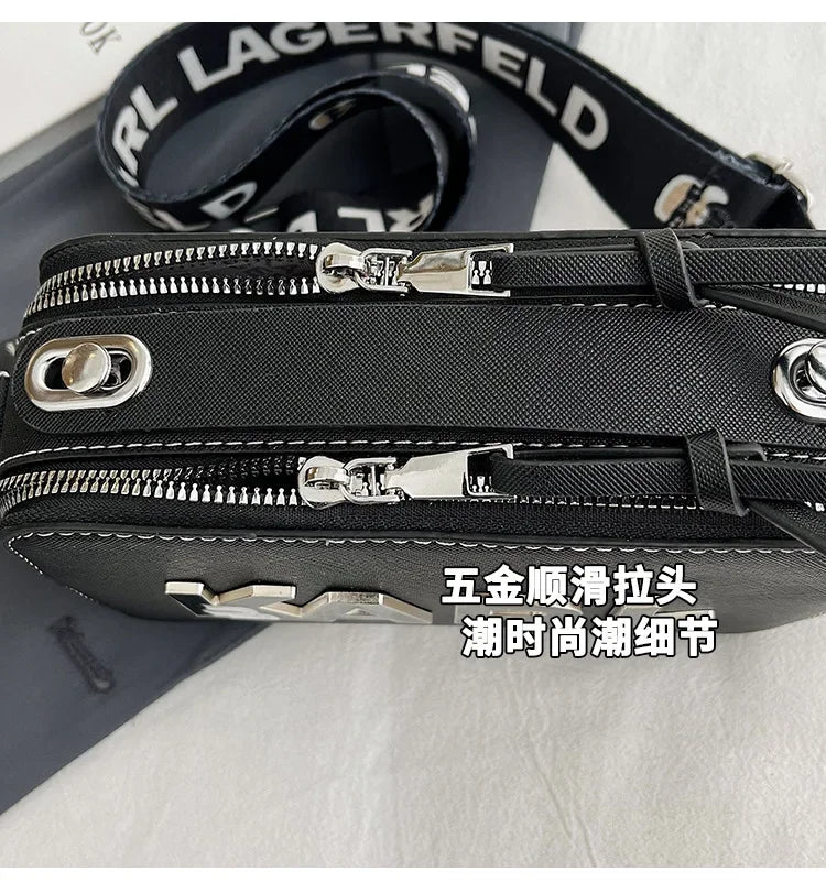 ‌ Sac messager tendance pour femmes, sac à bandoulière Simple, Texture haute sensibilité, Niche polyvalente pour appareil photo, 2025