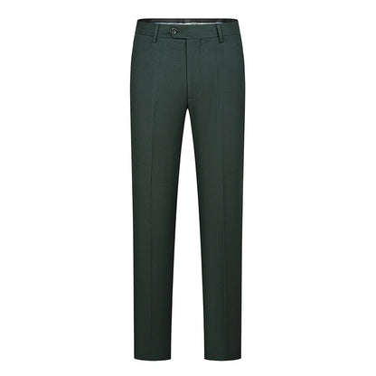 Costume vert 3 pièces pour hommes, veste de robe de soirée de mariage avec gilet et pantalon, ensembles Slim à la mode pour hommes, tissu Jacquard Beige, noir, bleu