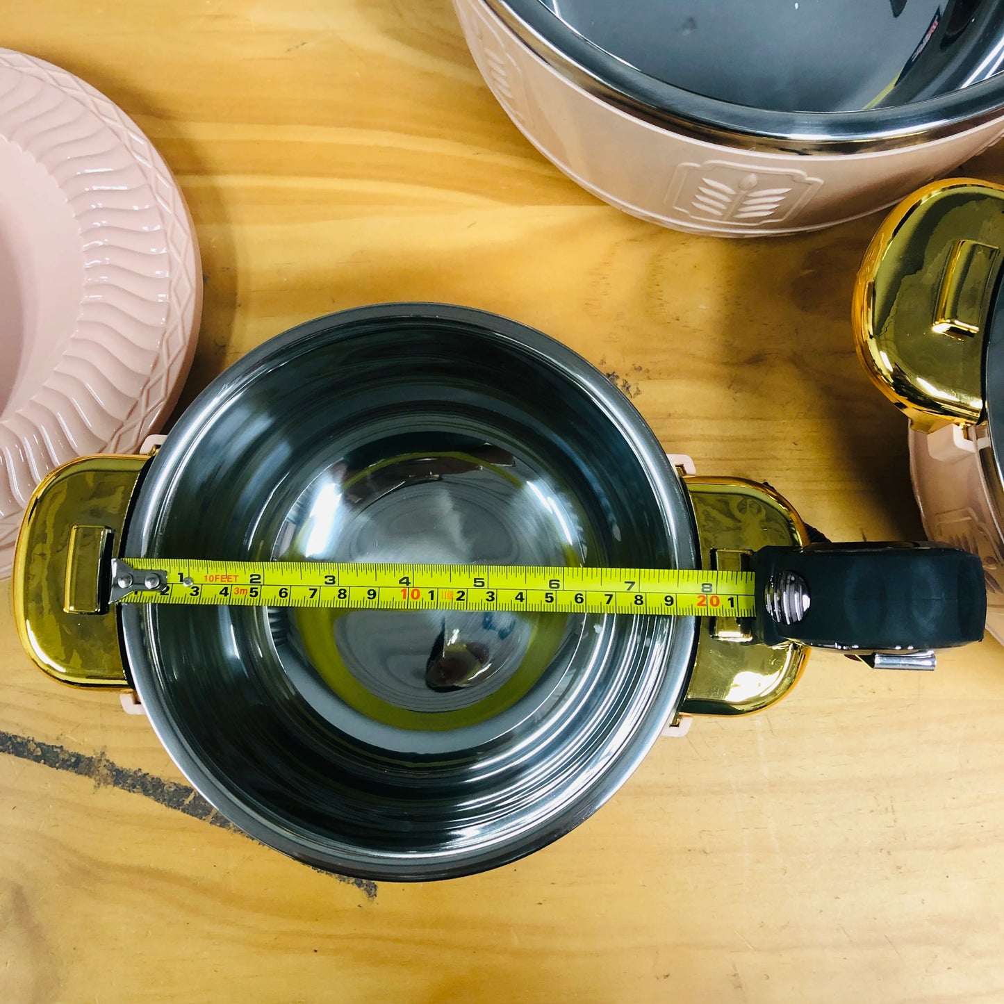 Boîte à lunch isotherme, chauffe-plats, hot pot, fête du ramadan, 2.5 L, 4.5 L, 6.5 L, ensemble de 3 pièces