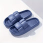 Soft & Silent EVA Slippers: Quick-Drying, Anti-Skid, Stylish Striped Design for Indoor/Outdoor Comfort