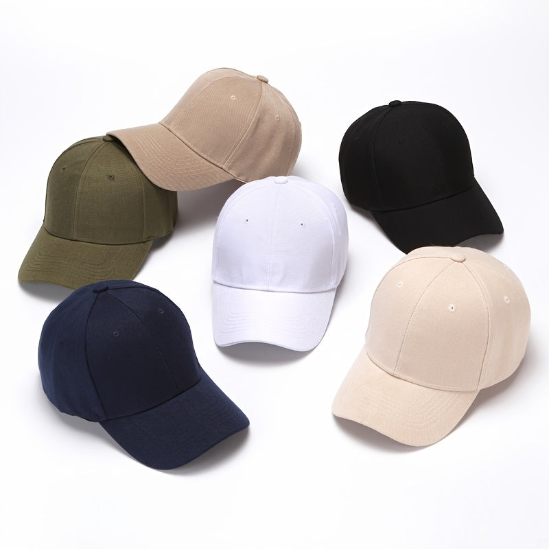 1pc Men's Solid Color Baseball Cap