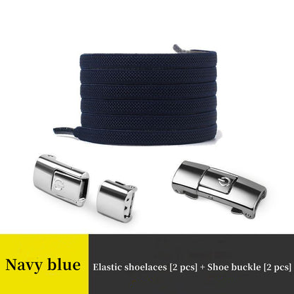 New Lightweight Button Switch Buckle Tie-Free Shoelaces For Adults