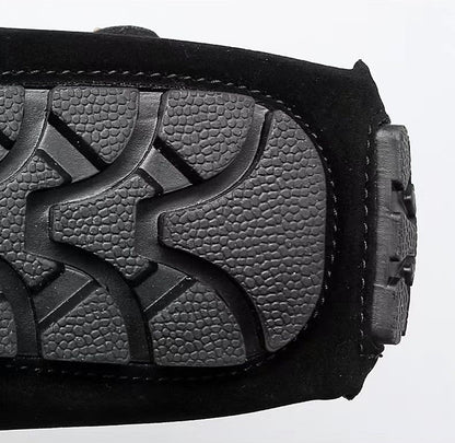 Men's Moccasin Loafer Shoes With Metallic Decor, Comfy Non-slip Slip On Shoes, Men's Shoes, Spring And Summer