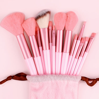 Makeup Brush Set Soft Fluffy Professional Cosmetic Foundation Powder Eyeshadow Kabuki Blending Make Up Brush Beauty Tool With Bag Makeup Sponge Beauty Gift For Makeup Beginner