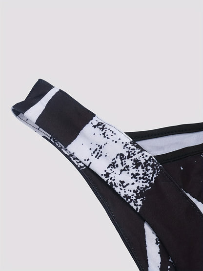 Plus Size Round Neck Colorblock Curved Hem Casual Tank Top