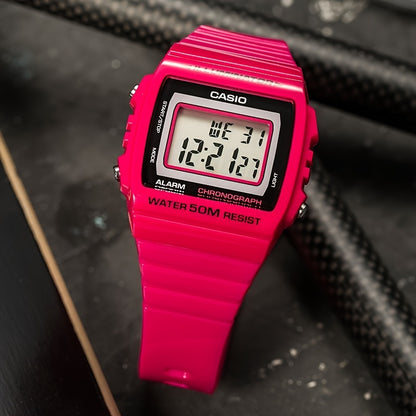 Casio Chronograph Sports Watch - Water Resistant 50M Digital Alarm Wrist Watch for Men and Women with Resin Strap and Electronic Features