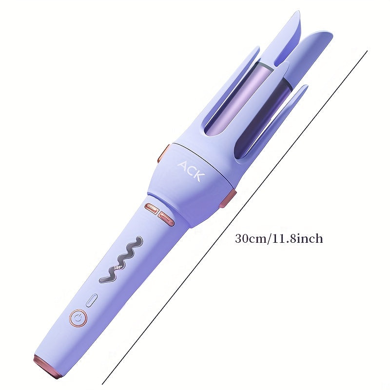 Luxurious Automatic Curling Iron Wand - Professional Ceramic Rollers/Straighteners with Rotating Function, Easy-to-Use, Fast Heating, Long-Lasting Curls, and Salon-Quality Results