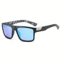 Polarized Cycling Fishing Running Men Glasses, Windproof Fashion Eyewear, TAC Lens Vintage Style