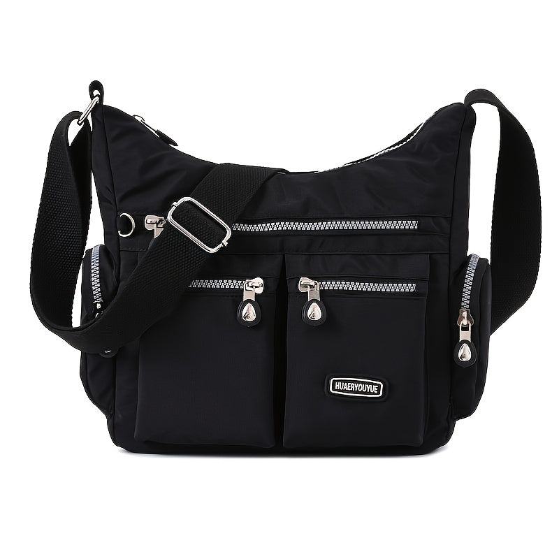 [Lightweight Square Bag] Lightweight Multi-Pocket Square Bag | Unisex Messenger Bag for Men and Women, Travel Shoulder Crossbody Bag