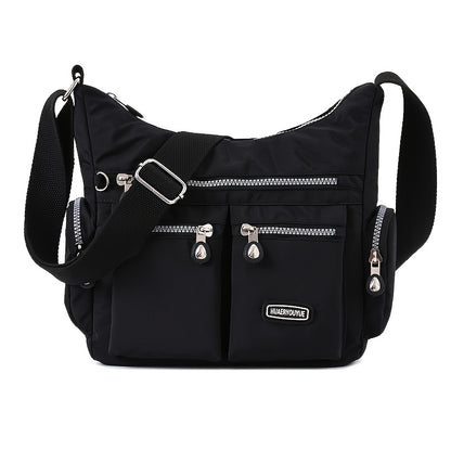 [Lightweight Square Bag] Lightweight Multi-Pocket Square Bag | Unisex Messenger Bag for Men and Women, Travel Shoulder Crossbody Bag