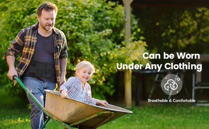 Anti-Skid Design Back Brace, Back Support Belt For Women & Men, Breathable Lower Back Brace With Lumbar Pad