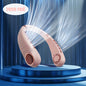 5-Speed Portable Neck Fan with Digital Display - Wearable, Rechargeable, and USB Charging - Perfect for Outdoor Activities, Travel, and Gift Giving