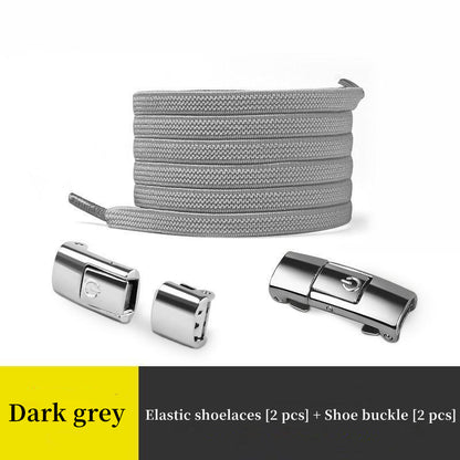 New Lightweight Button Switch Buckle Tie-Free Shoelaces For Adults