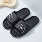 Stylish Striped Women’s Slippers - Open Toe, Comfortable & Non-Slip Indoor Shoes for All Seasons