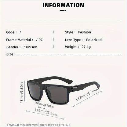 Polarized Cycling Fishing Running Men Glasses, Windproof Fashion Eyewear, TAC Lens Vintage Style