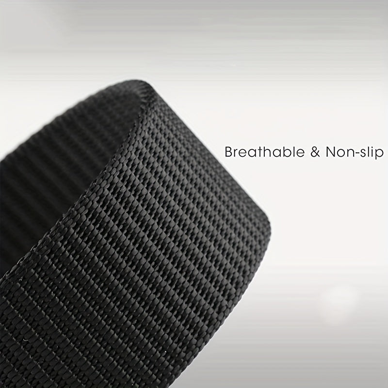 1pc Men's Automatic Buckle Tactical Canvas Belt For Work, Outdoor Sports, Military