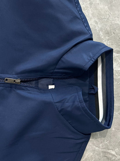 Men's Casual Stand Collar Jacket Coat Regular Fit College Hipster Windbreaker For Spring Autumn