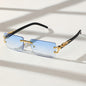 A Pair Of Classic Frameless Casual Glasses For Men