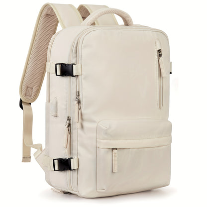 Large Capacity Multifunctional Leisure Backpack for Travel, with Dry Wet Separation Layer and Independent Shoe Compartment, and Anti-Theft Zipper Pocket, Lightweight and Portable, Suitable for Trave