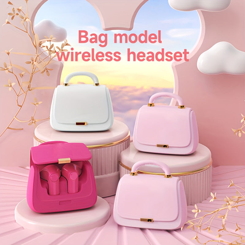 Fashion-Forward Active Noise-Cancelling Wireless Headset: Quick Charge, Touch Control, Gaming-Ready, Unique Handbag-Crafted Design for the Modern User