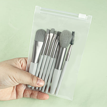 Makeup Brush Set Soft Fluffy Professional Cosmetic Foundation Powder Eyeshadow Kabuki Blending Make Up Brush Beauty Tool With Bag Makeup Sponge Beauty Gift For Makeup Beginner