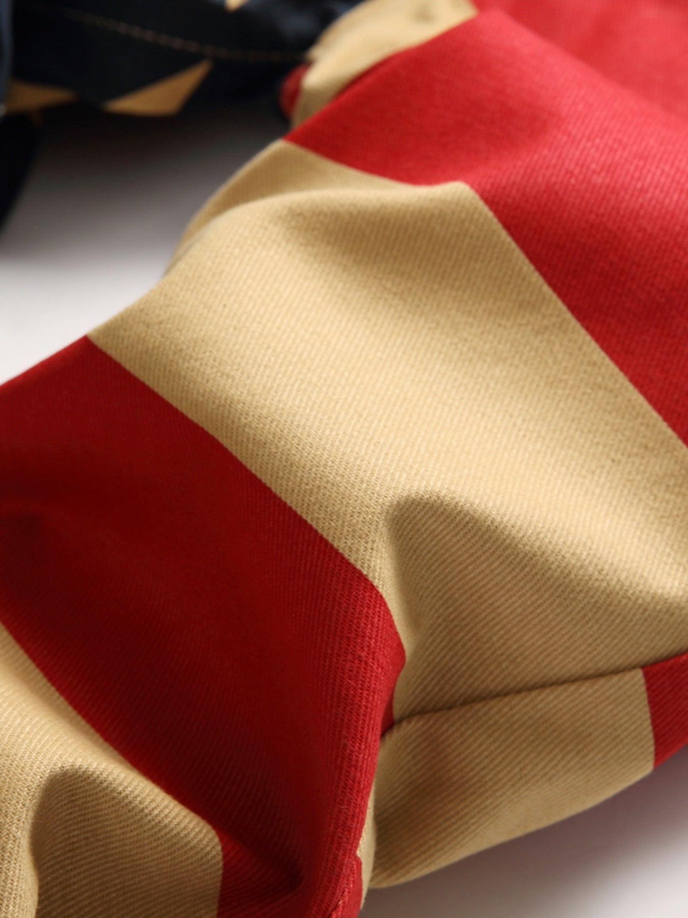 Mens Fashion Flag Print Denim Pants - Bold Color Block Design for Casual Street Style - Comfortable Fit Jeans for Everyday Wear