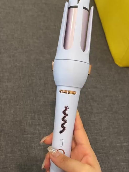 Luxurious Automatic Curling Iron Wand - Professional Ceramic Rollers/Straighteners with Rotating Function, Easy-to-Use, Fast Heating, Long-Lasting Curls, and Salon-Quality Results