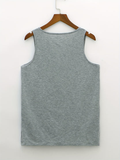 Chic Summertime Floral Tank Top – Breezy Sleeveless Notch Neck Design – Versatile Womens Fashion