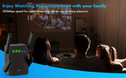 [Wireless Signal Booster] Up to 6500 Sq.Ft WiFi Extender Signal Booster for Home - Wireless Internet Repeater Range Coverage for 45+ Devices