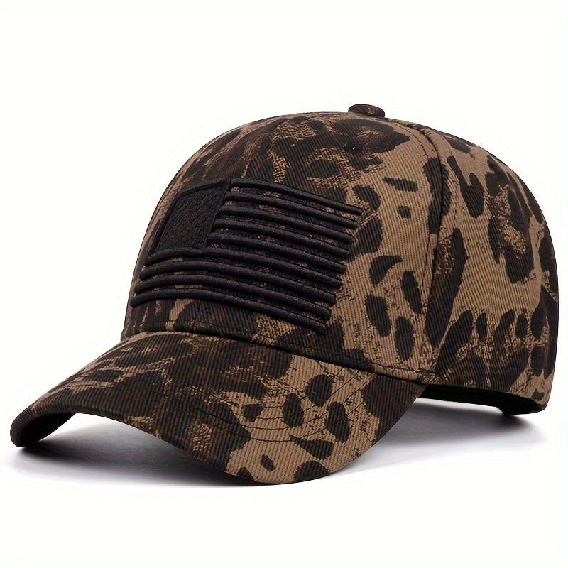 1pc Stylish Men's Baseball Cap with Vivid USA Embroidery - Fashionable Unisex Hat for Men and Women - Perfect for Outdoor Activities, Sports, and Casual Wear