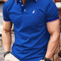BM149 Men'S Short-Sleeve Polo Shirt, Casual Wear with Print Patterns, Stylish And Slightly Stretchy, Comfortable for Men'S Golf.