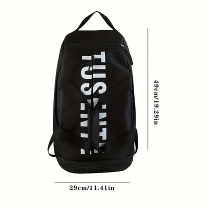 Large Capacity Multi-Functional Sport Gym Bag - Hiking Daypacks with Waterproof and Breathable Design, Shoes Pouch, and Business Travel Features - Ideal for Outdoor Camping, Hiking, and Birthday Gifts