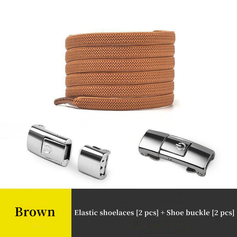 New Lightweight Button Switch Buckle Tie-Free Shoelaces For Adults