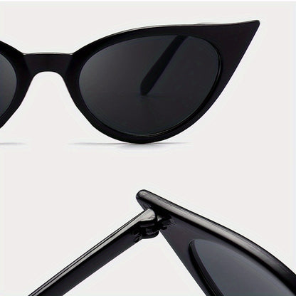 1 Pc Retro Cat Eye Glasses For Women Men Punk Anti Glare Sun Shades For Party Beach Club