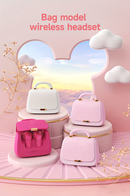 Fashion-Forward Active Noise-Cancelling Wireless Headset: Quick Charge, Touch Control, Gaming-Ready, Unique Handbag-Crafted Design for the Modern User