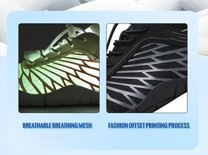 Quick-Dry Aqua Sneakers for Men - Breathable with Non-Slip Rubber Sole for Surfing, Swimming, Beach Tennis & Volleyball - Versatile All-Season Footwear in Gray, Black