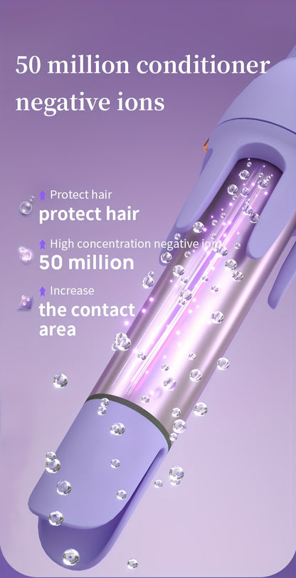 Luxurious Automatic Curling Iron Wand - Professional Ceramic Rollers/Straighteners with Rotating Function, Easy-to-Use, Fast Heating, Long-Lasting Curls, and Salon-Quality Results