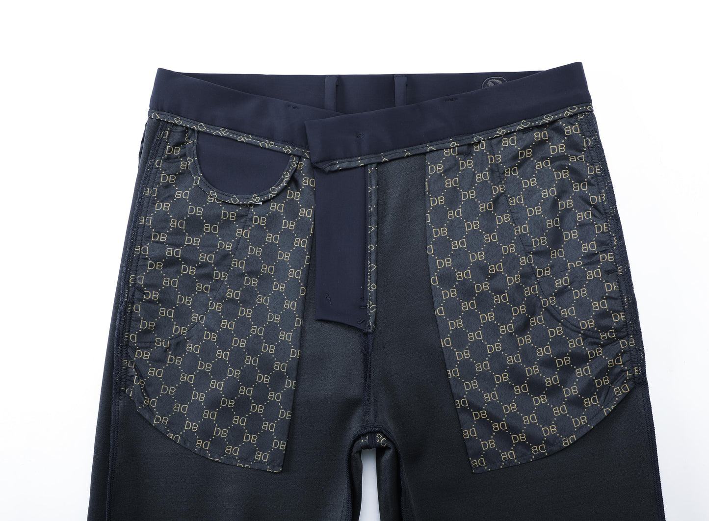 Men's Warm Thick Stretch Dress Pants for Fall/Winter Business Formal Wear