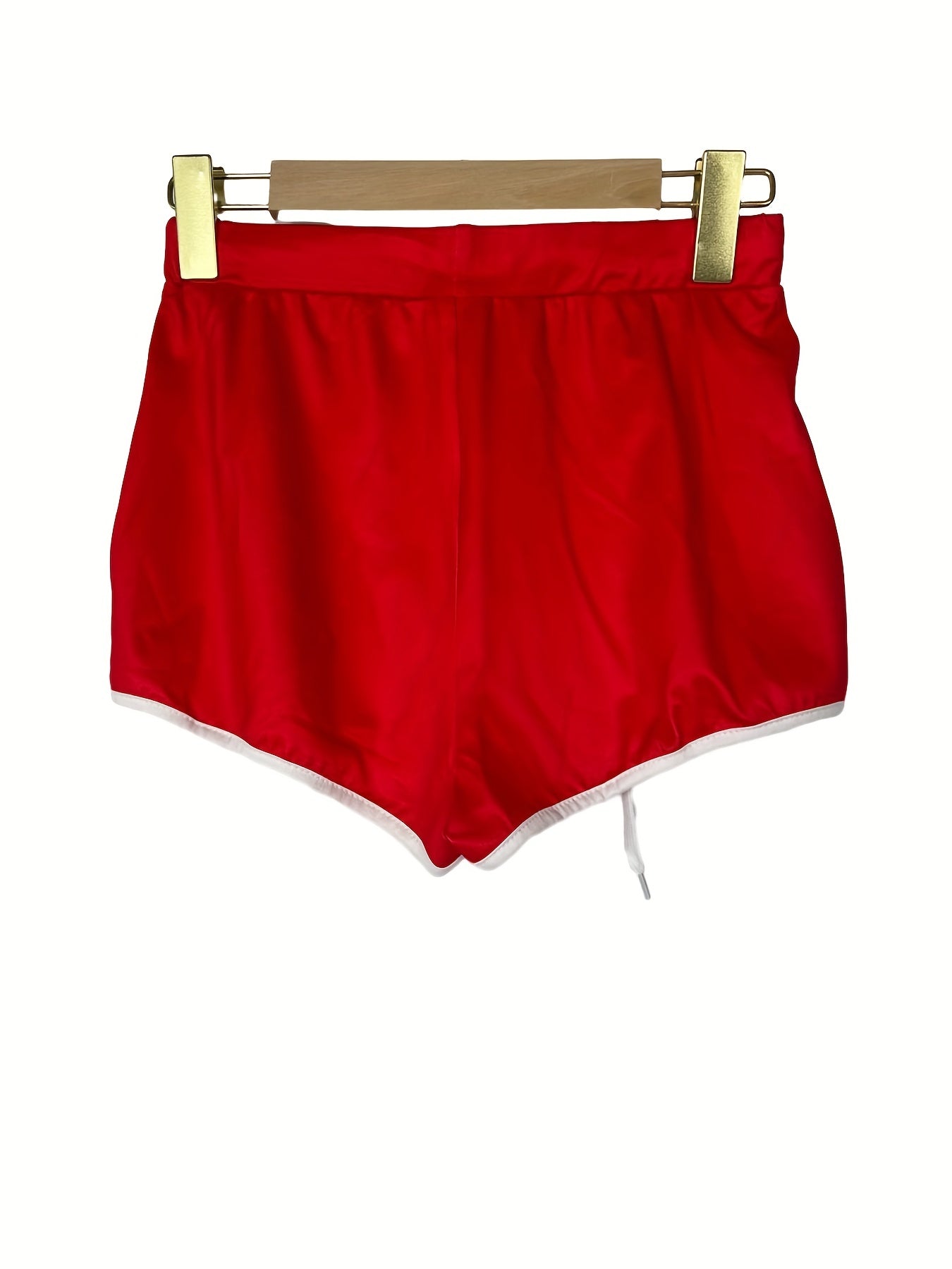 Letter Print Sporty Two-piece Set, Casual Sleeveless Tank Top & Drawstring Shorts Outfits, Women's Clothing