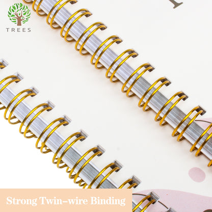 1pc Undated Daily Planner Notebook - Planning Pads with Priorities, Notes, Mood & Water Tracker, To-Do List, and 52 Sheets of 8*5.5 Space for Customized Organization and Goal Setting